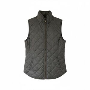 Gray Quilted Vest